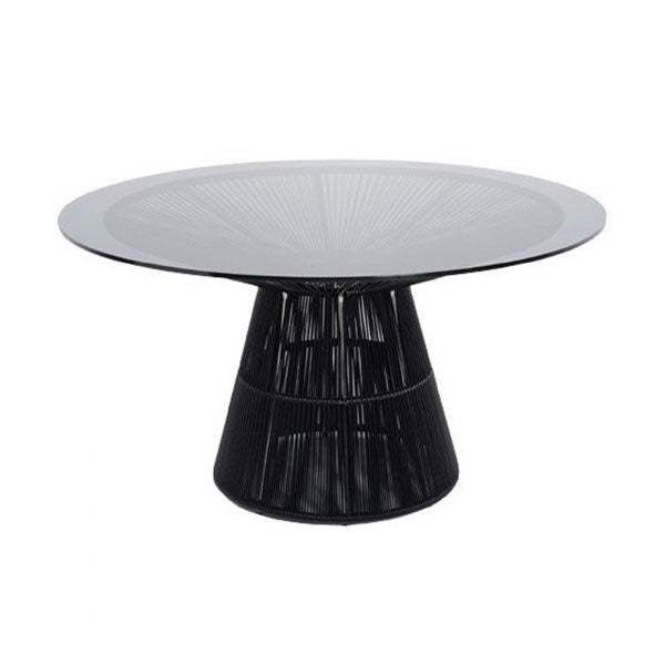 Outdoor Patio Braid & Rope Coffee Table & Center Table -Fame Max