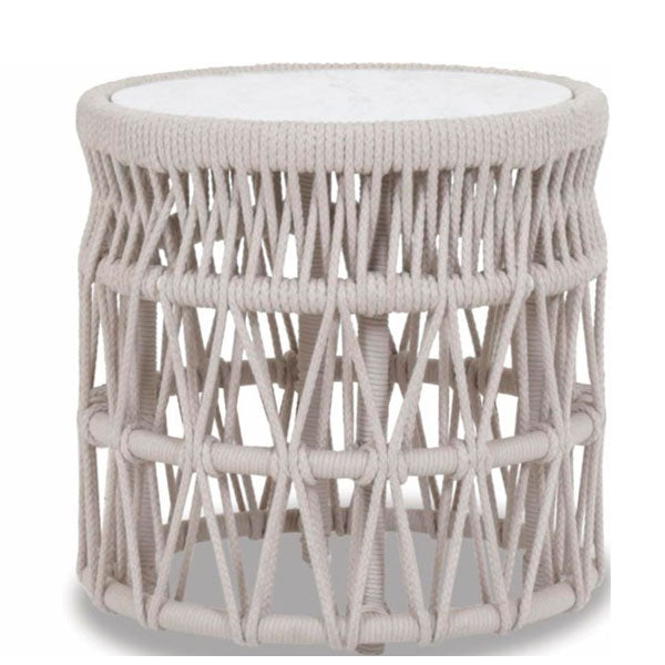 Outdoor Patio Braid & Rope Coffee Table & Center Table -Jack Pot
