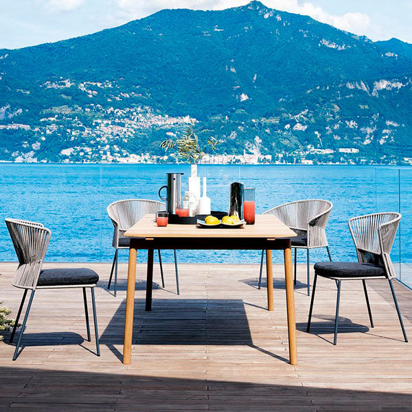Outdoor Braided & Rope Coffee Set - Elegante
