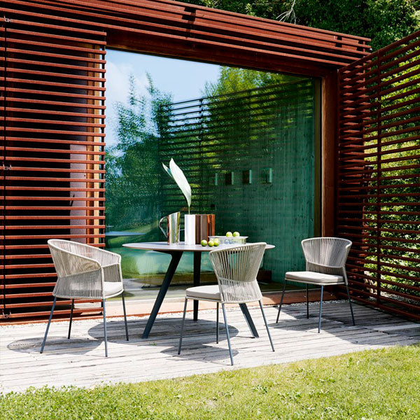Outdoor Braided & Rope Coffee Set - Elegante