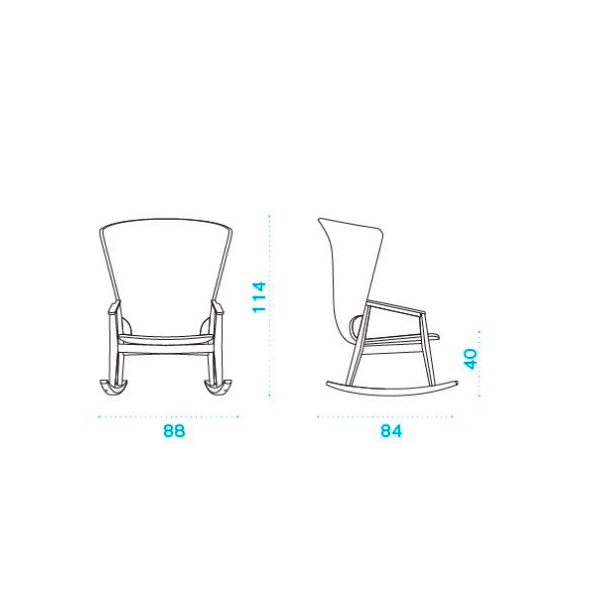 Outdoor Braid And Rope Rocking Chairs - Elemental