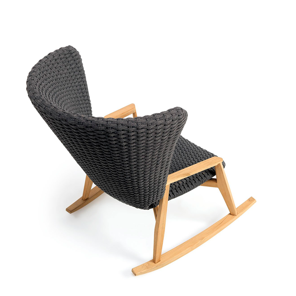 Outdoor Braid And Rope Rocking Chairs - Elemental