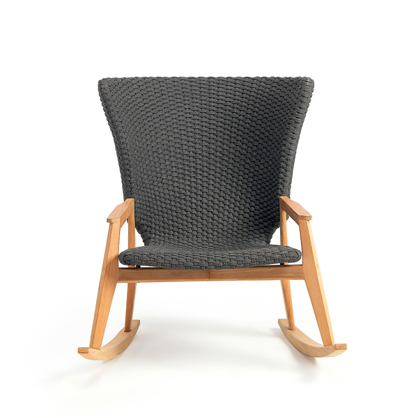 Outdoor Braid And Rope Rocking Chairs - Elemental