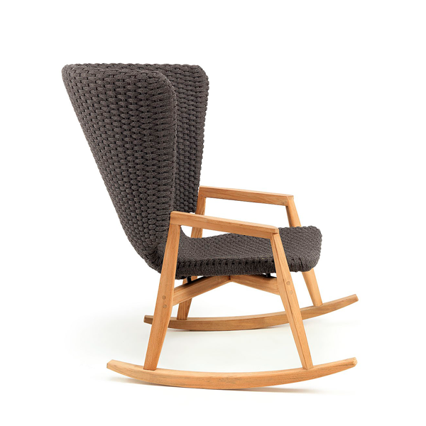 Outdoor Braid And Rope Rocking Chairs - Elemental