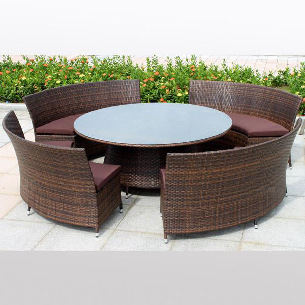 Outdoor Wicker Garden Set - Globe