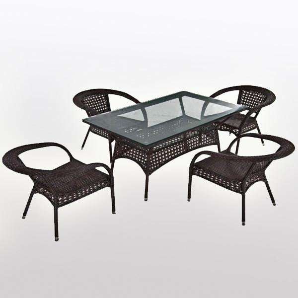 Outdoor Wicker Garden Set - Platonic