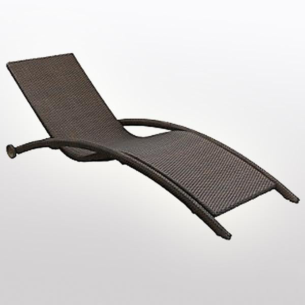 Outdoor Wicker Sun Lounger - Curve