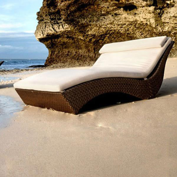 Outdoor Wicker Sun Lounger - Hawaii