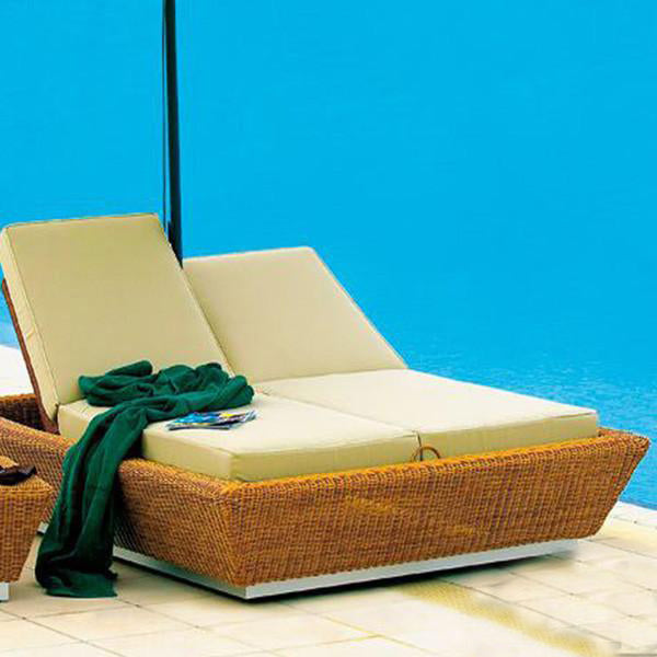 Outdoor Wicker Sun Lounger - Monsoon