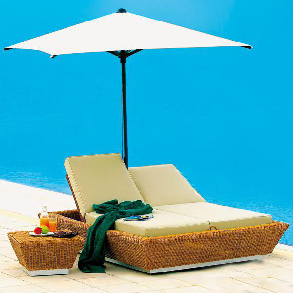 Outdoor Wicker Sun Lounger - Monsoon