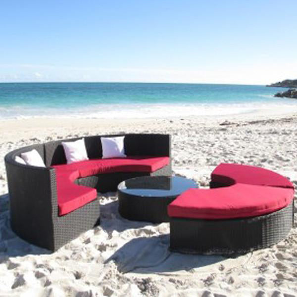 Outdoor Wicker Sofa - Rainbow