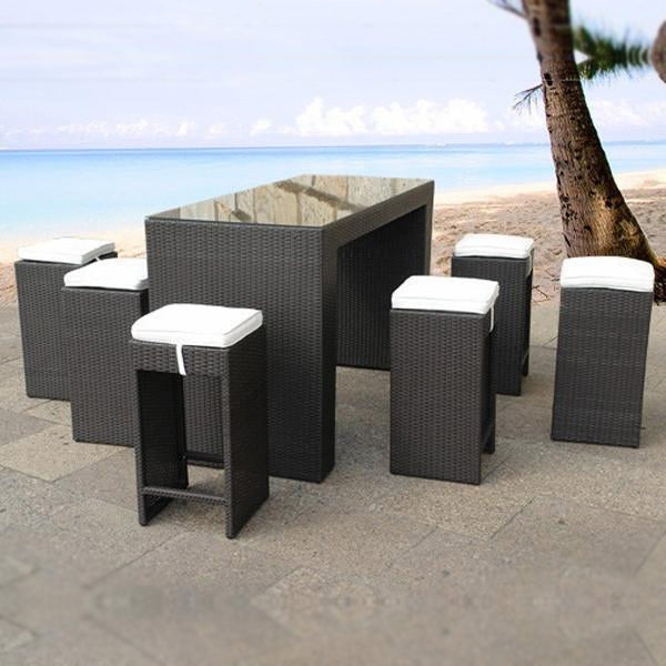 Outdoor Wicker Bar Set - Mermaid