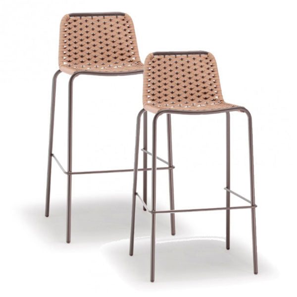 Outdoor Braided, Rope & Cord Bar Chair - Chairish