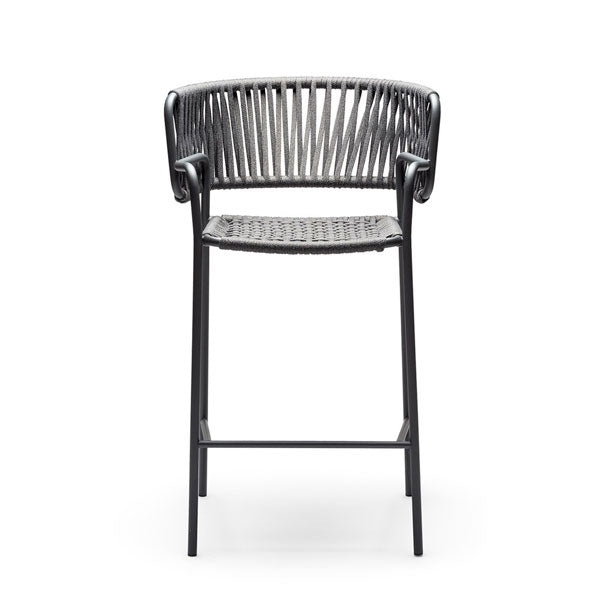 Outdoor Braided, Rope & Cord Bar Chair - Otis