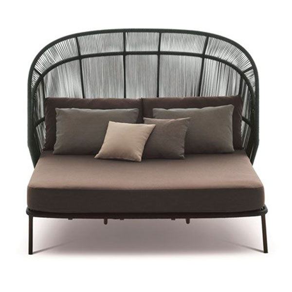 Outdoor Braided, Rope & Cord Canopy Daybed - Golden