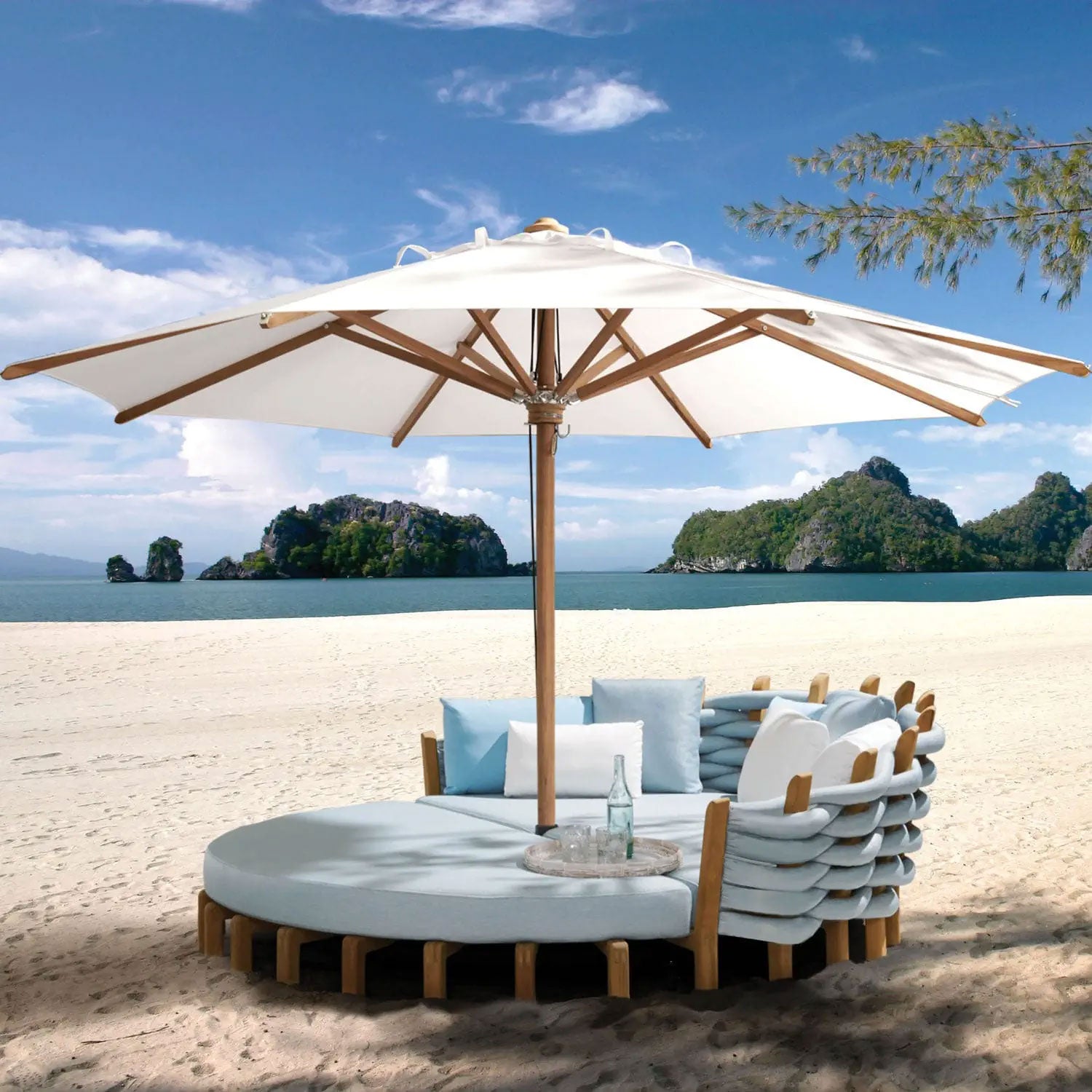 Outdoor Wood Braided & Rope Daybed - Flickr