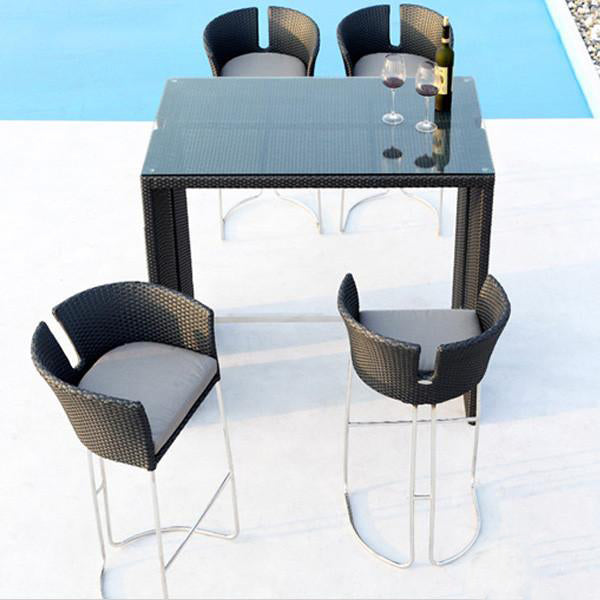 Outdoor Furniture - Wicker Bar Set - Boulevard