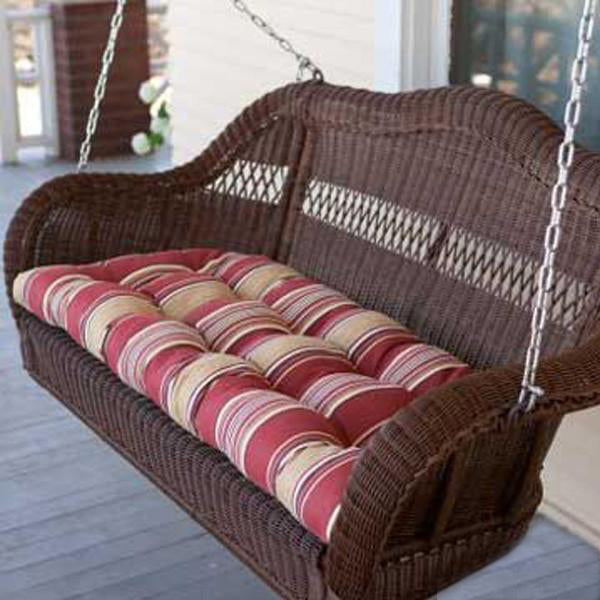Outdoor Furniture  Wicker Two Seater Swing - Friends
