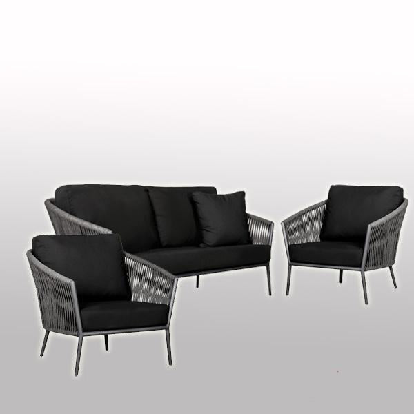 Outdoor Braided & Rope Sofa - Aniriksn