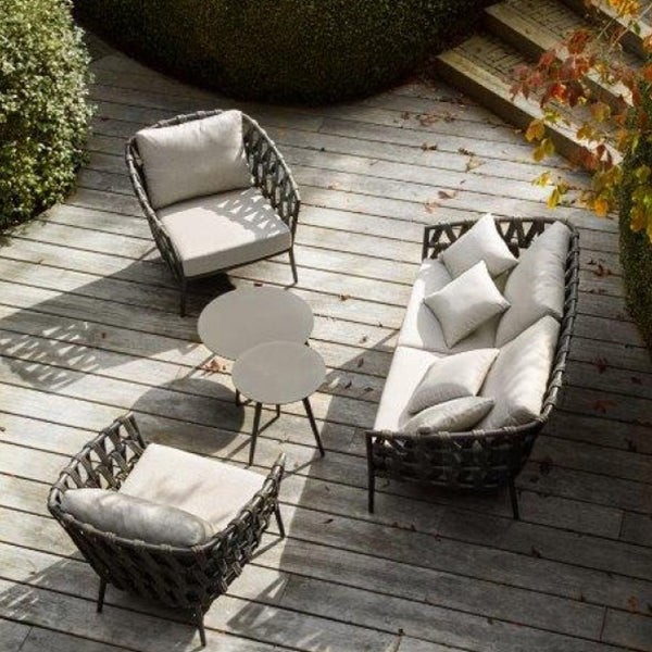 Outdoor Braided & Rope Sofa - Regency