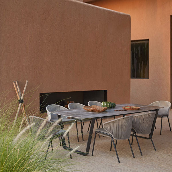 Outdoor Braided & Rope Coffee Set - Boroque X01