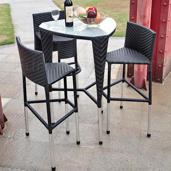 Outdoor Furniture - Wicker Bar Set - Boston