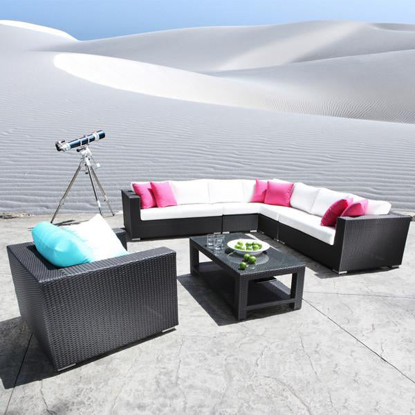 Outdoor Furniture - Wicker Sofa - Desert