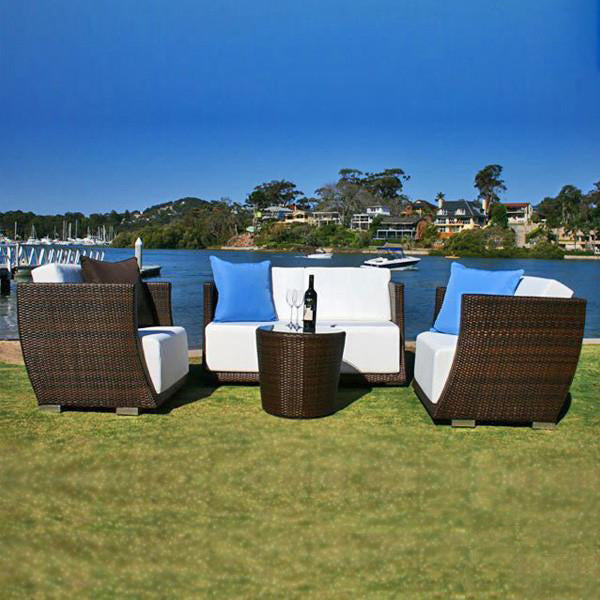 Outdoor Furniture - Wicker Sofa - Metal