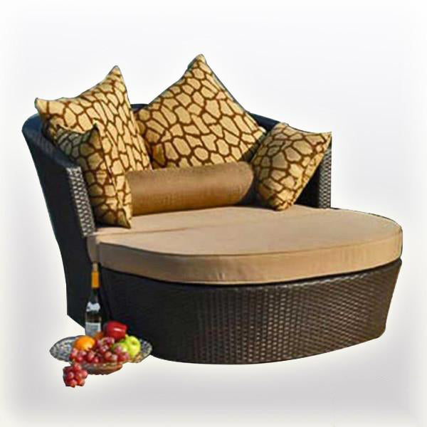 Outdoor Wicker Day Bed - Evening