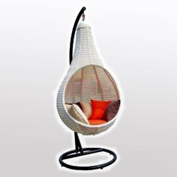 Outdoor Wicker - Swing With Stand - Nest